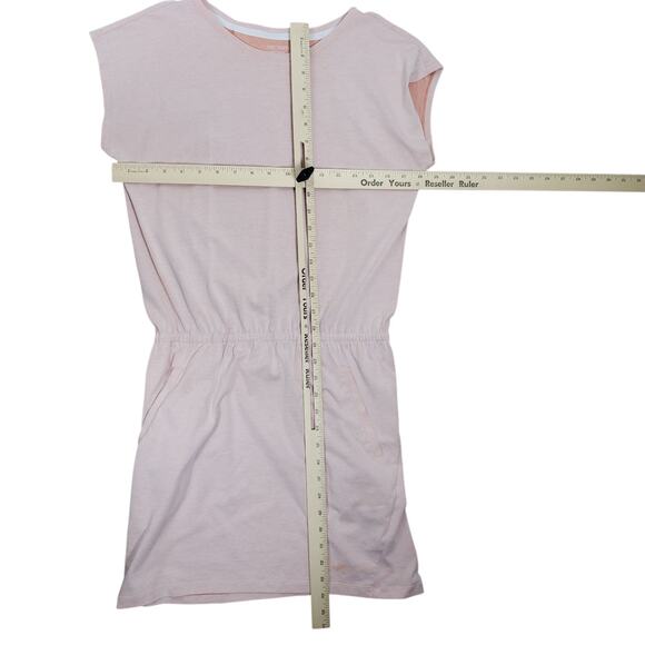 Arc'teryx Ardena Dress XS Pockets Short Sleeve Cotton Blend Lightweight Lt Pink - Picture 13 of 15